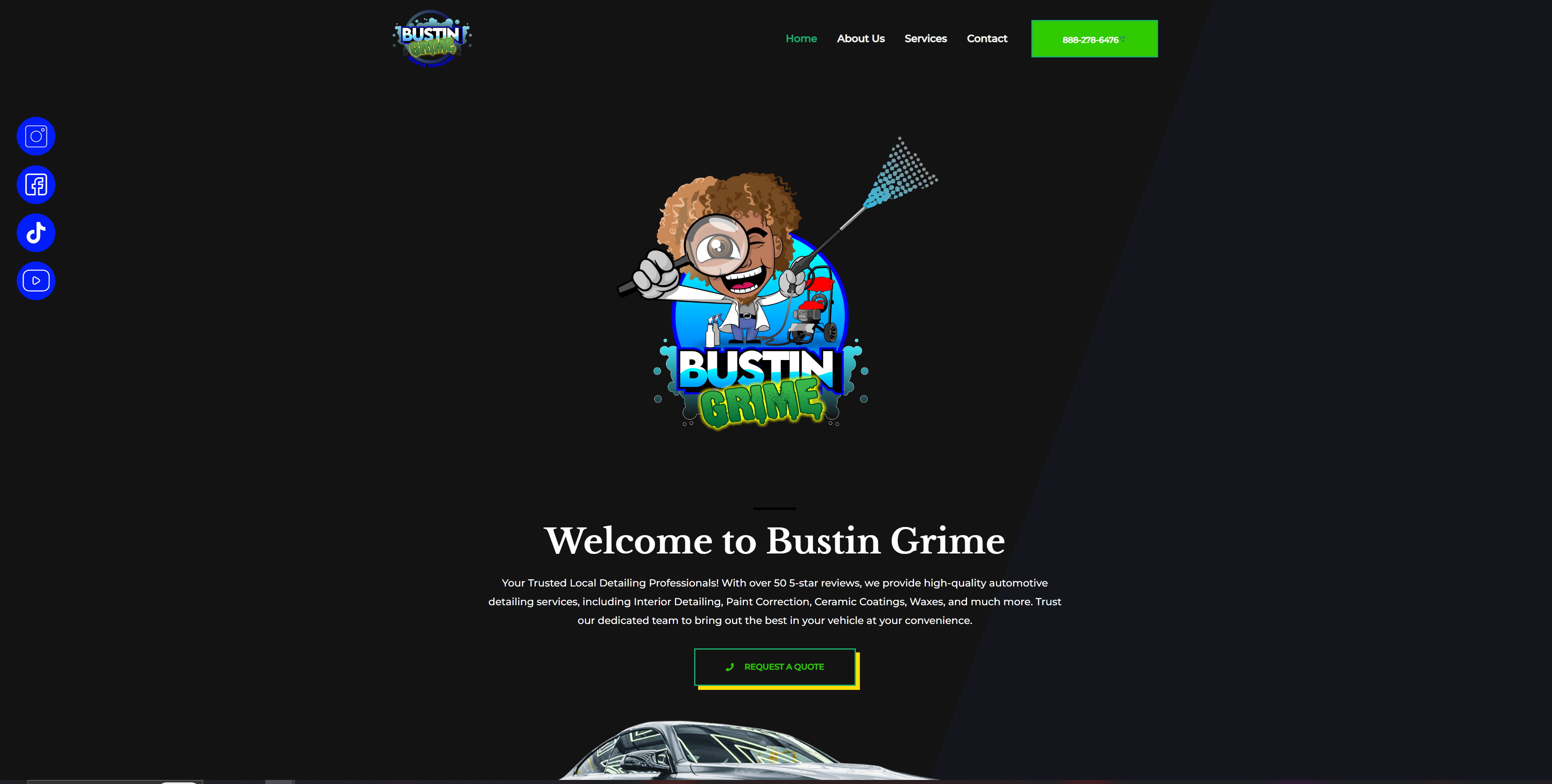 Bustin Grime Web Banner